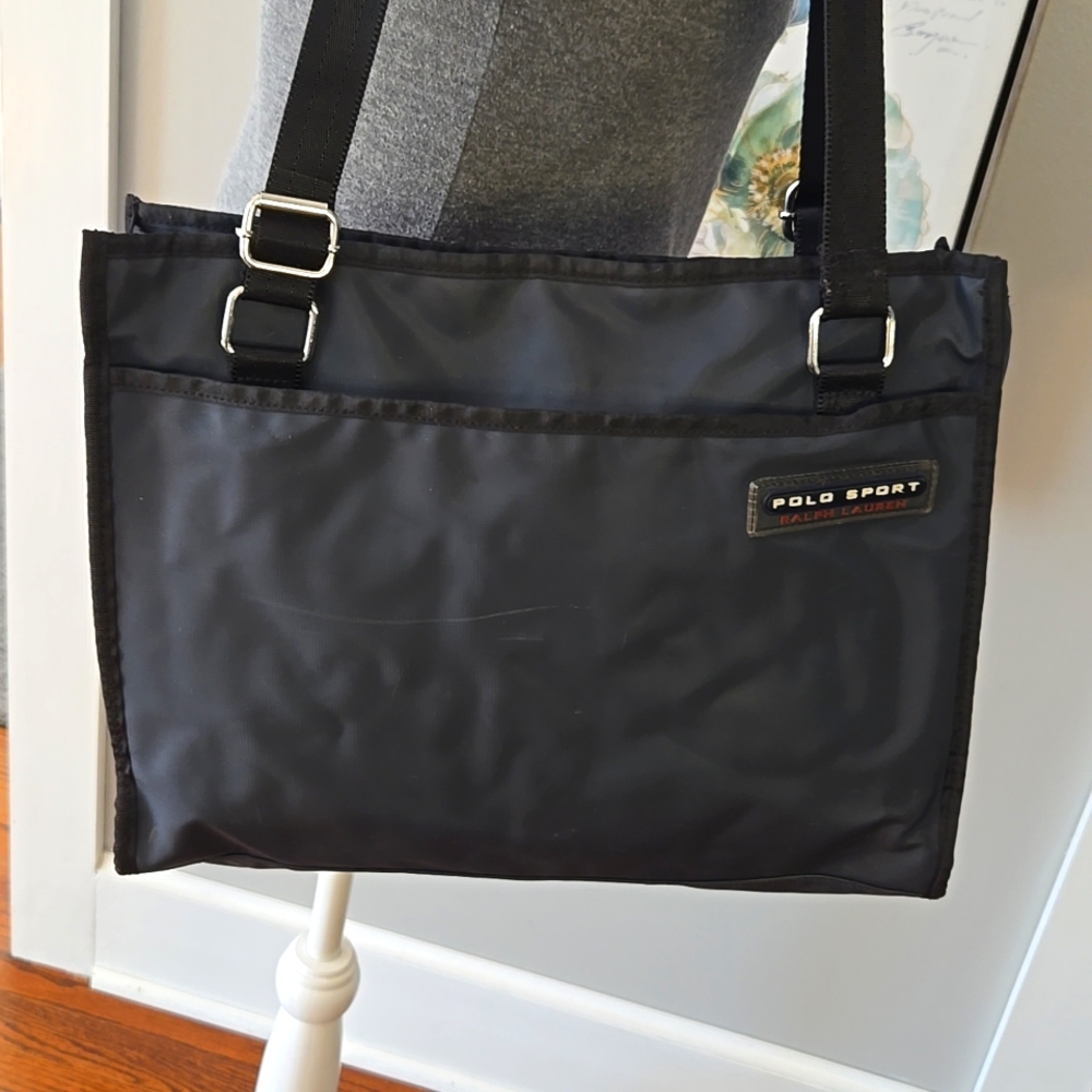 Polo Sport Black Tote Bag by Ralph Lauren